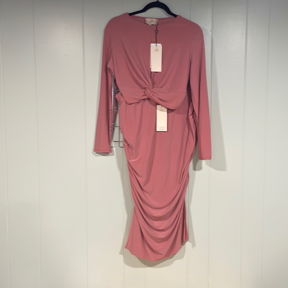 2 piece Pink Bodycon Outfit